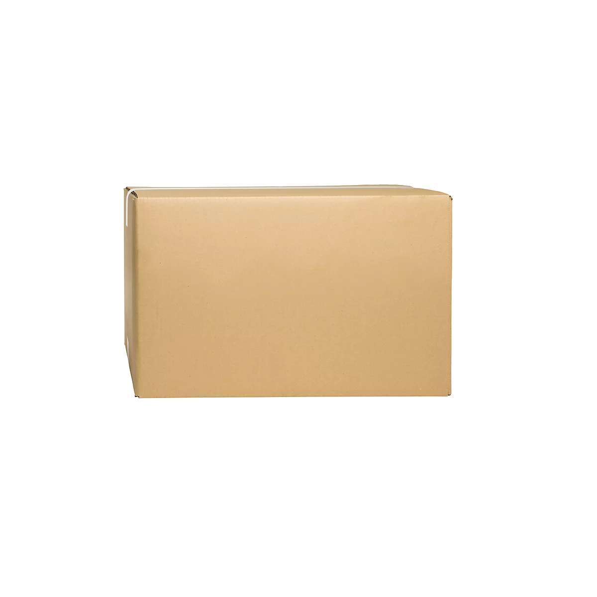 A rectangular cardboard box on a white background.