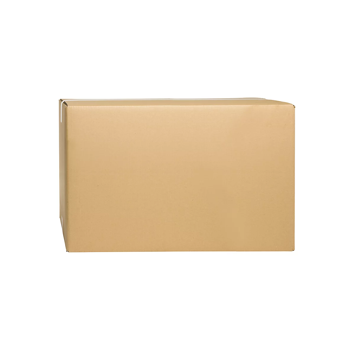 A brown cardboard box on a white background.