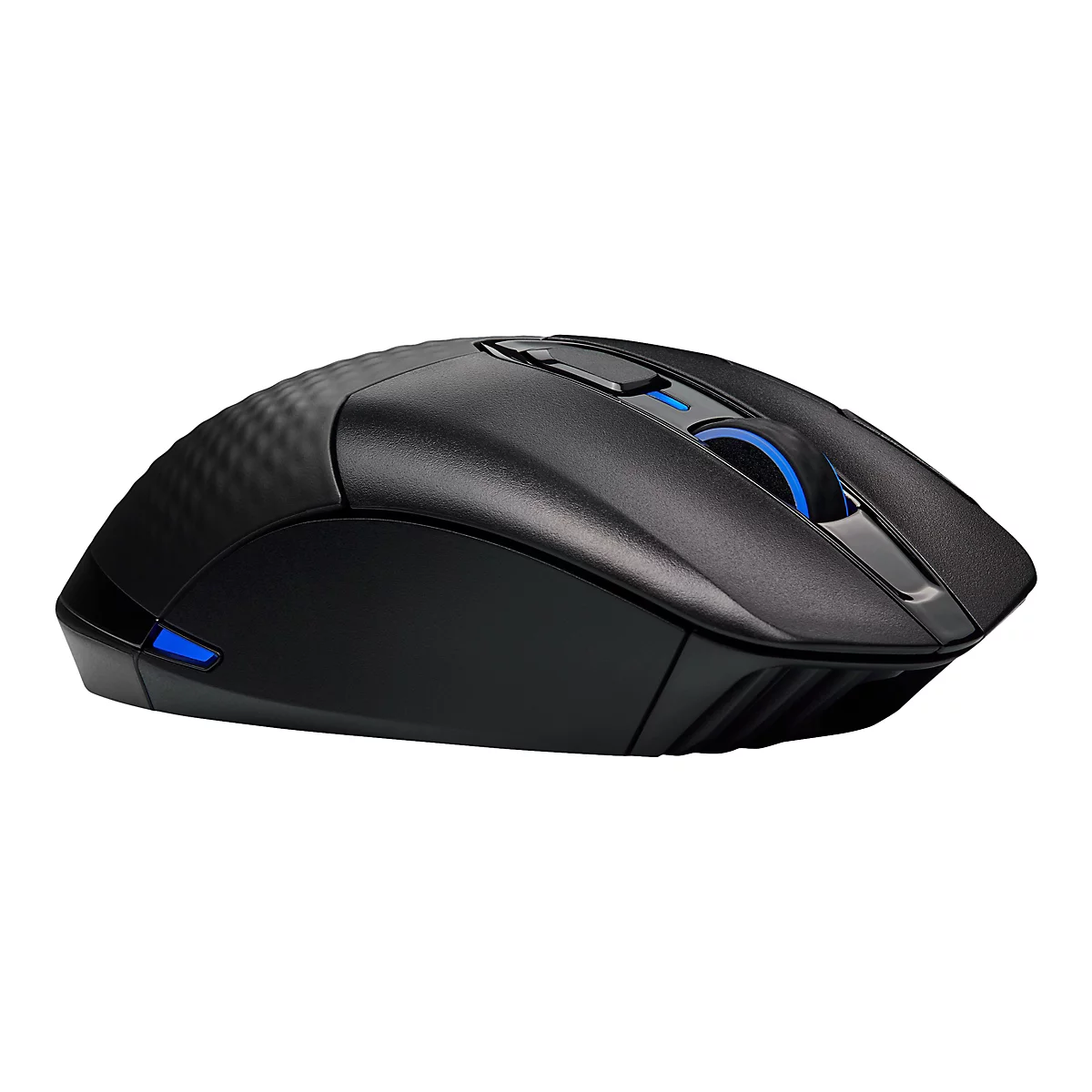 CORSAIR Gaming DARK CORE RGB PRO - Maus - optisch - 8 Tasten - kabellos, kabelgebunden - 2.4 GHz, Bluetooth 4.2 LE, USB 2.0