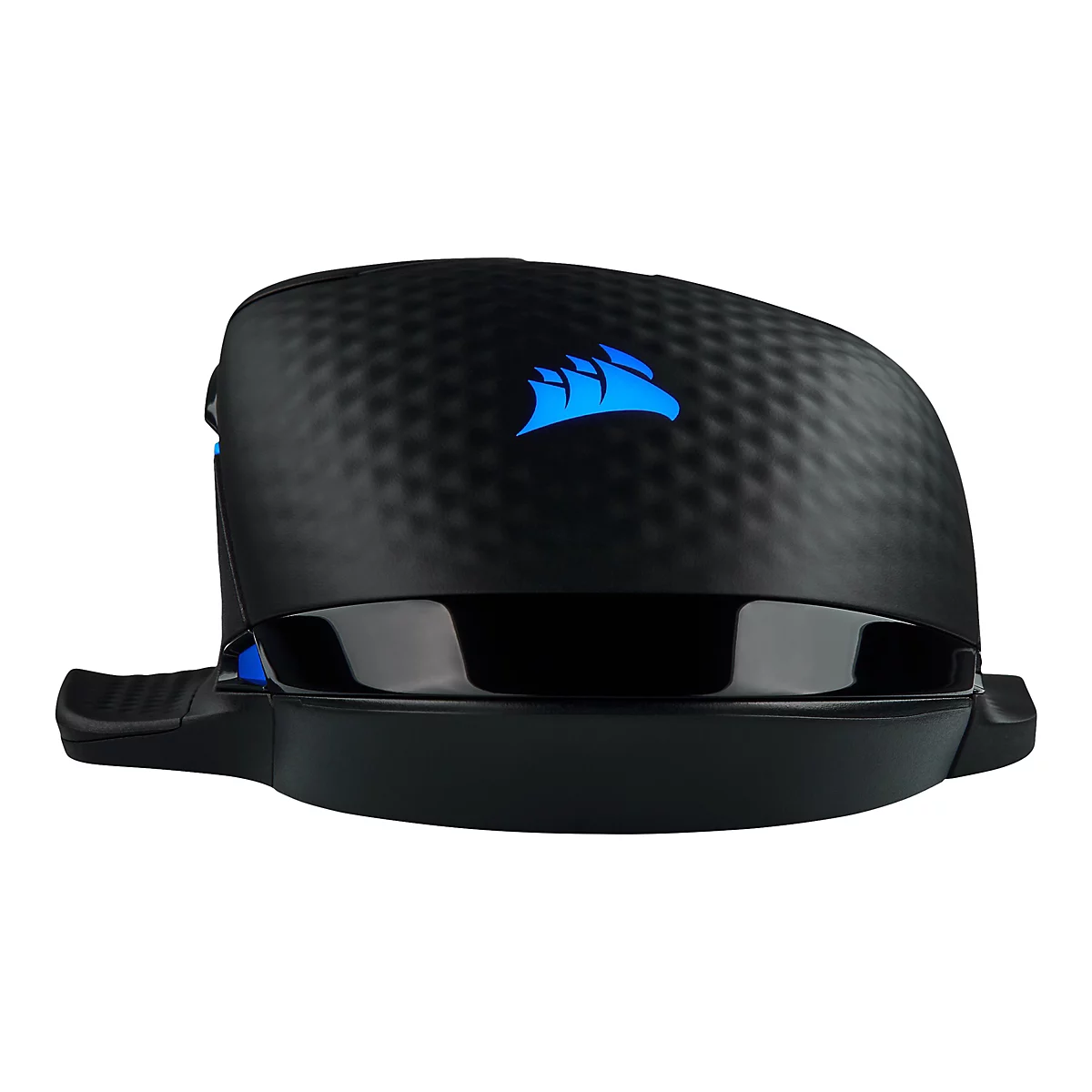 CORSAIR Gaming DARK CORE RGB PRO - Maus - optisch - 8 Tasten - kabellos, kabelgebunden - 2.4 GHz, Bluetooth 4.2 LE, USB 2.0