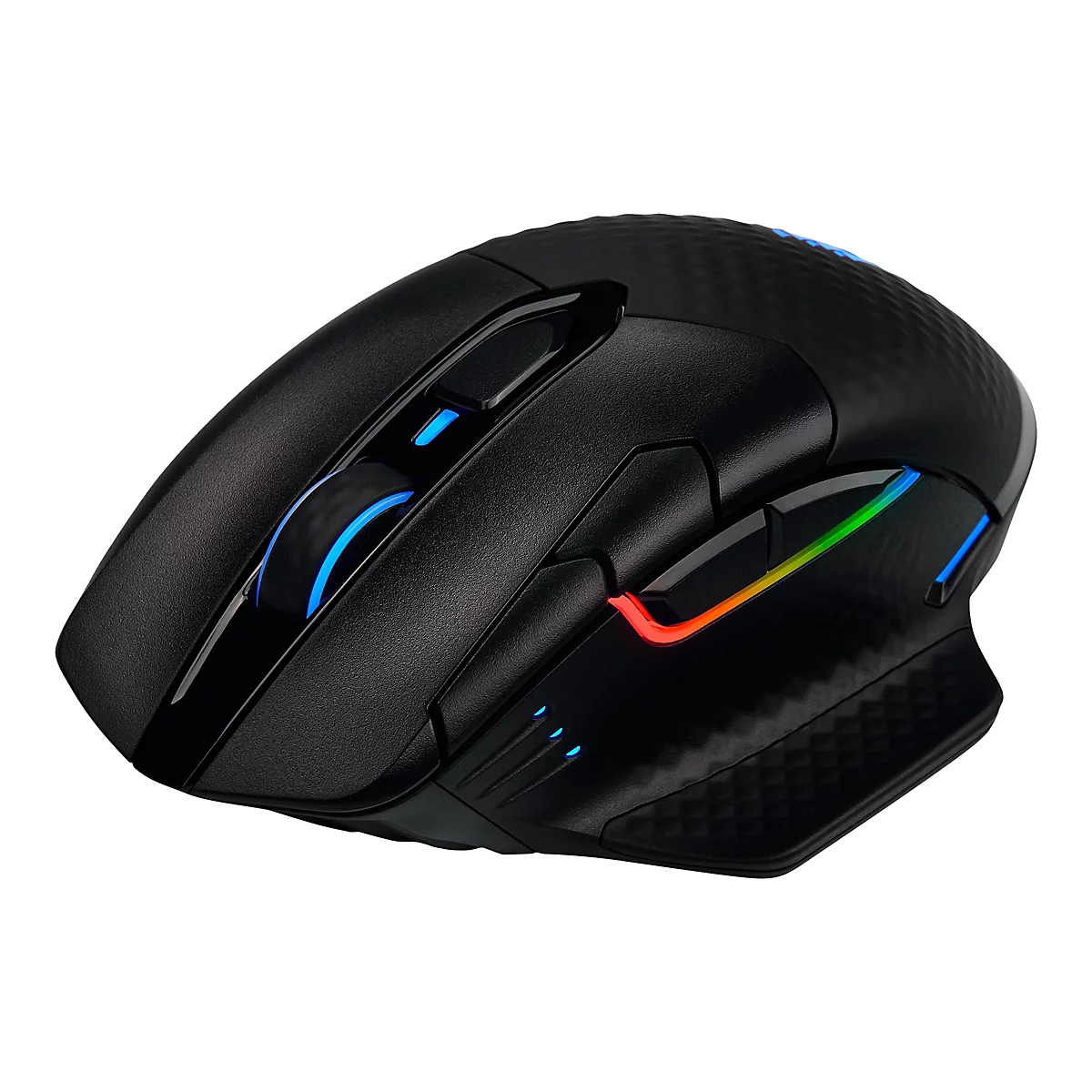 CORSAIR Gaming DARK CORE RGB PRO SE - Maus - optisch - 8 Tasten - kabellos, kabelgebunden - USB, 2.4 GHz, Bluetooth 4.2 LE