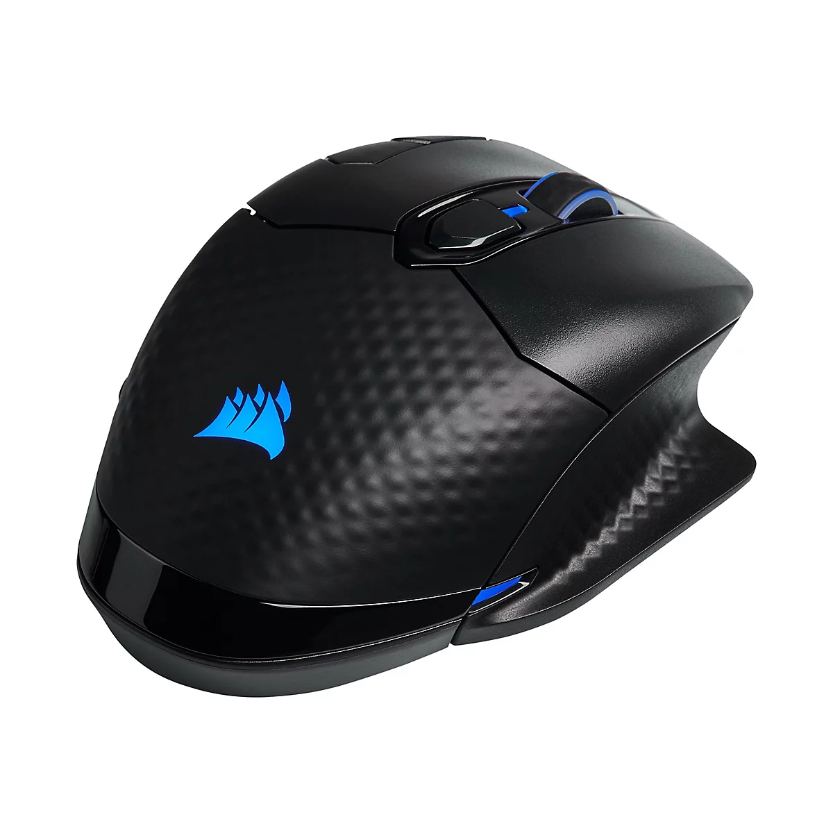 CORSAIR Gaming DARK CORE RGB PRO SE - Maus - optisch - 8 Tasten - kabellos, kabelgebunden - USB, 2.4 GHz, Bluetooth 4.2 LE
