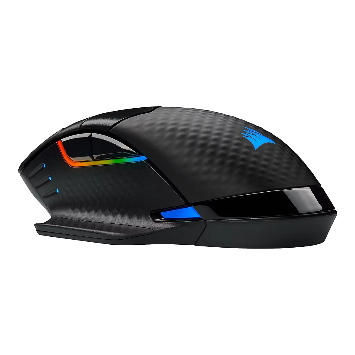 CORSAIR Gaming DARK CORE RGB PRO SE - Maus - optisch - 8 Tasten - kabellos, kabelgebunden - USB, 2.4 GHz, Bluetooth 4.2 LE