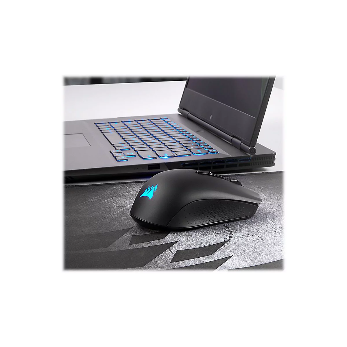 CORSAIR Gaming HARPOON RGB - Maus - optisch - 6 Tasten - kabellos, kabelgebunden - Bluetooth 4.2 LE