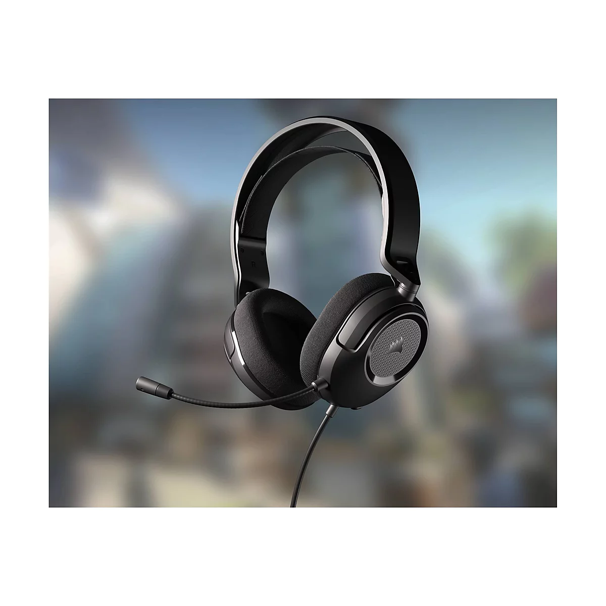 CORSAIR Gaming HS35 SURROUND v2 - Headset - ohrumschließend - kabelgebunden - 3,5 mm Stecker