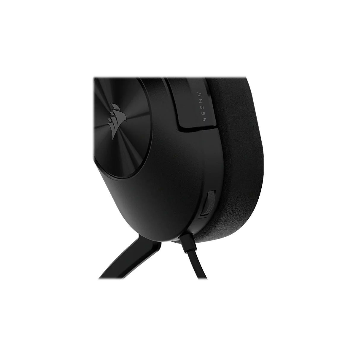 CORSAIR Gaming HS55 STEREO - Headset - ohrumschließend - kabelgebunden - 3,5 mm Stecker - Kohle