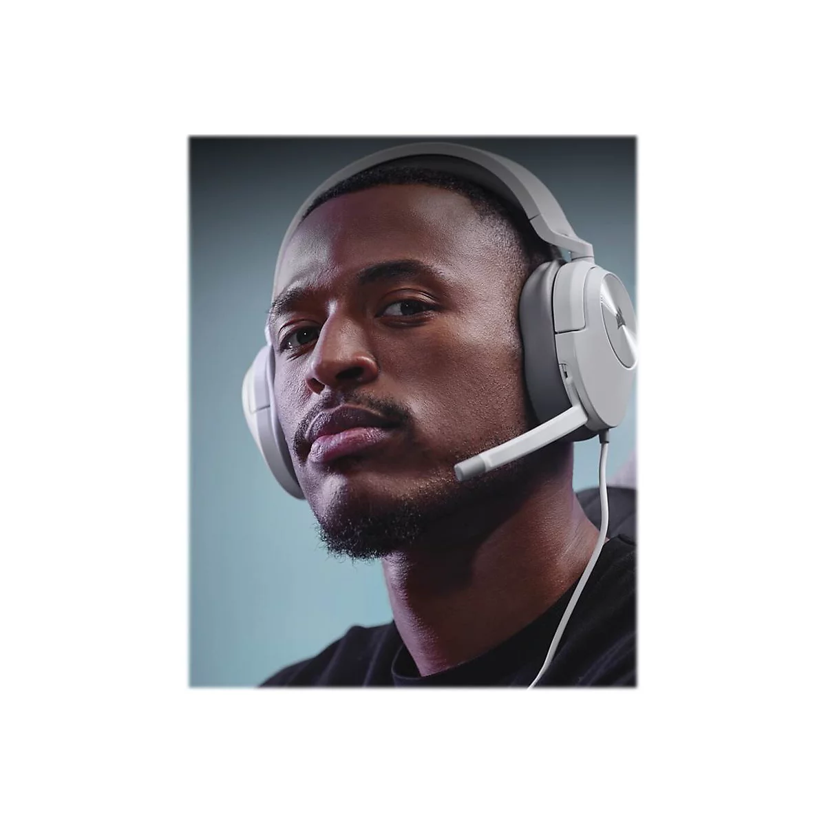 CORSAIR Gaming HS55 STEREO - Headset - ohrumschließend - kabelgebunden - 3,5 mm Stecker - weiß
