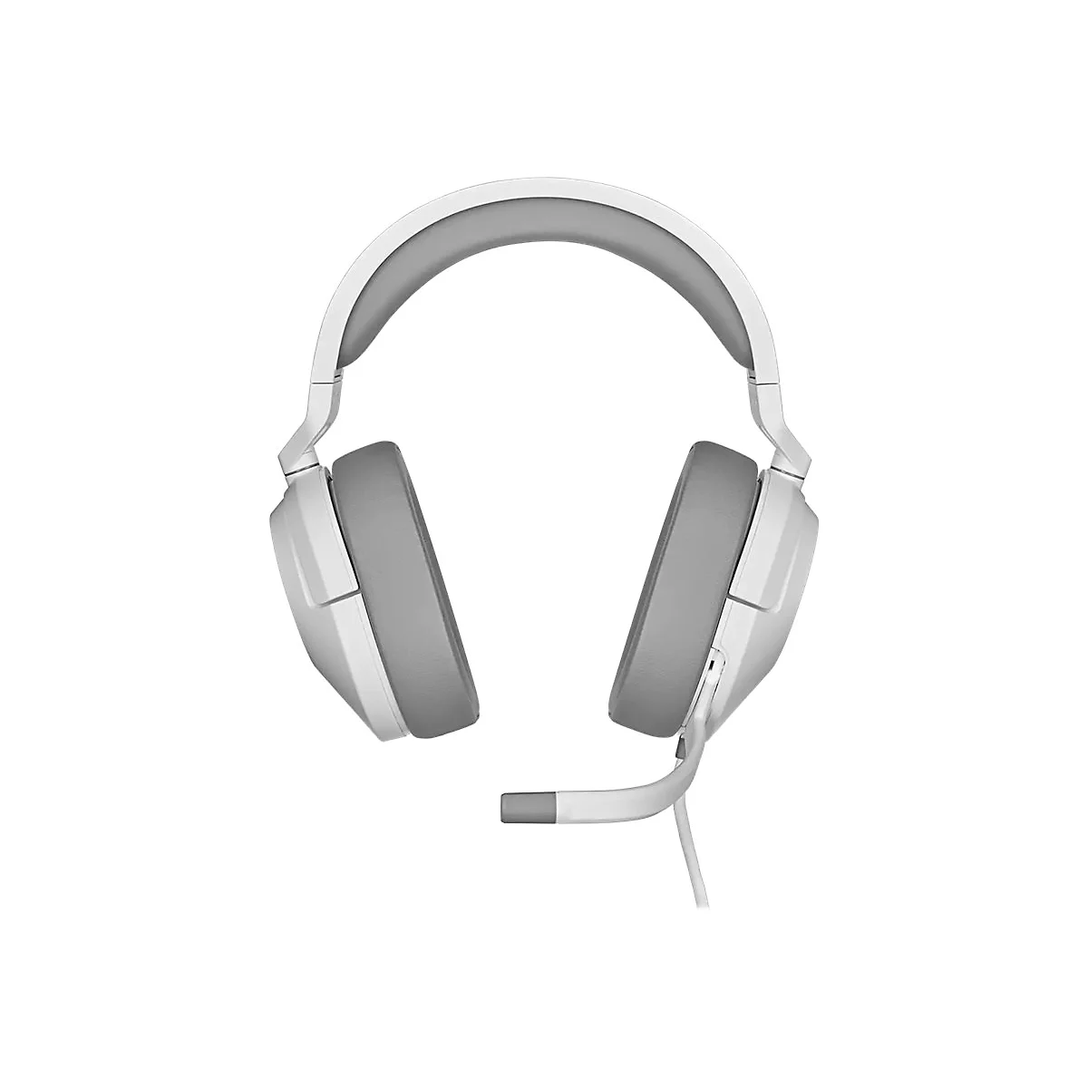CORSAIR Gaming HS55 STEREO - Headset - ohrumschließend - kabelgebunden - 3,5 mm Stecker - weiß