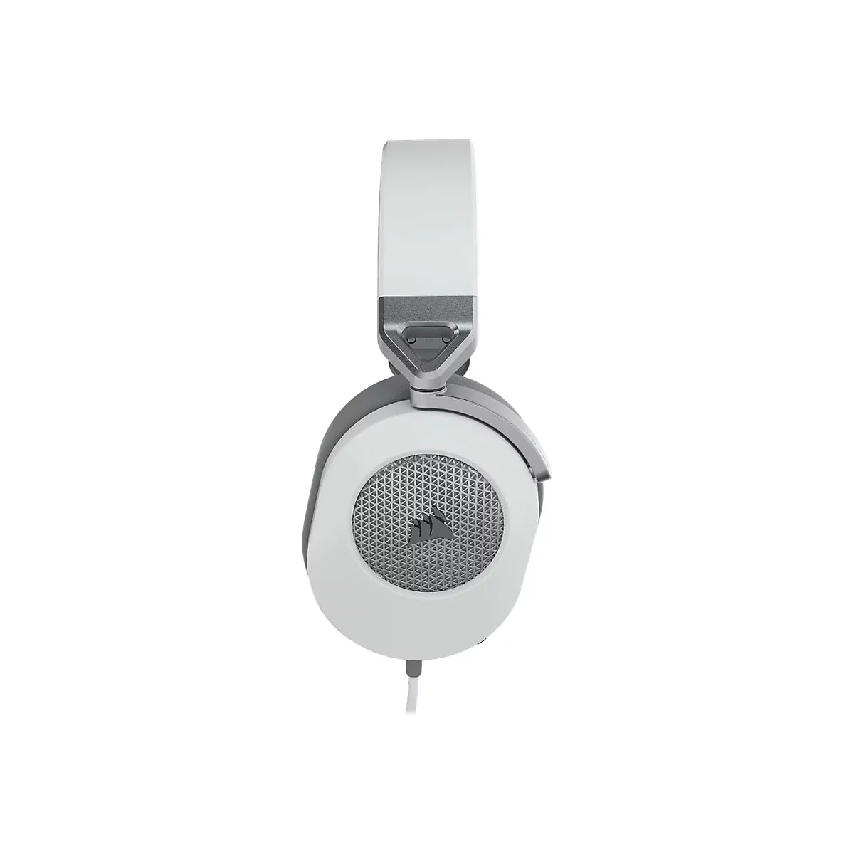 CORSAIR Gaming HS65 SURROUND - Headset - ohrumschließend - kabelgebunden - 3,5 mm Stecker - weiß
