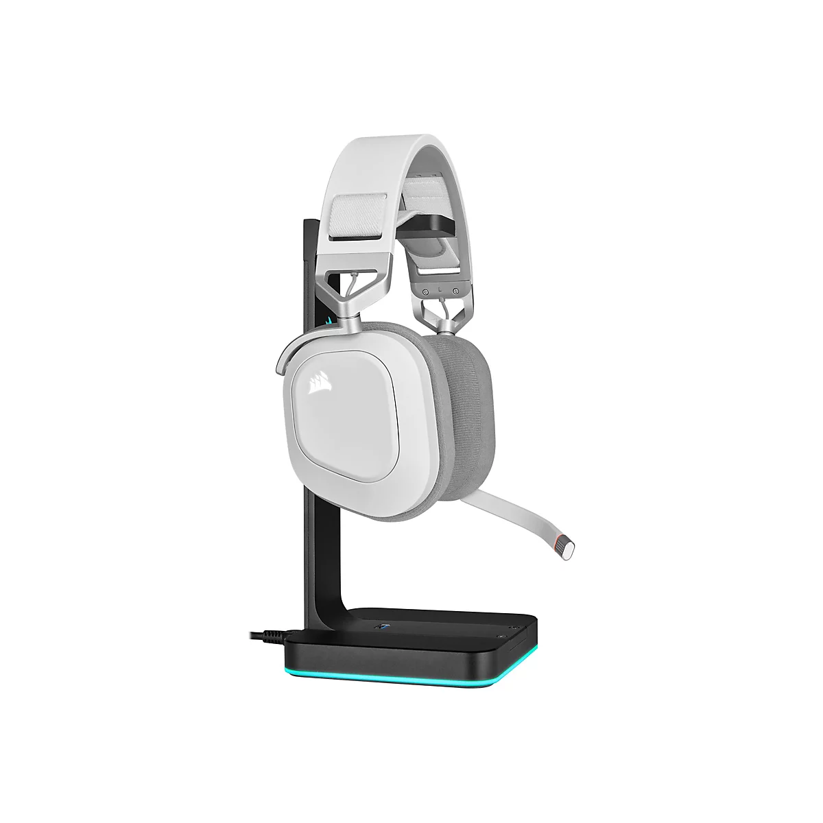 CORSAIR Gaming HS80 RGB - Headset - ohrumschließend - 2,4 GHz - kabellos - USB