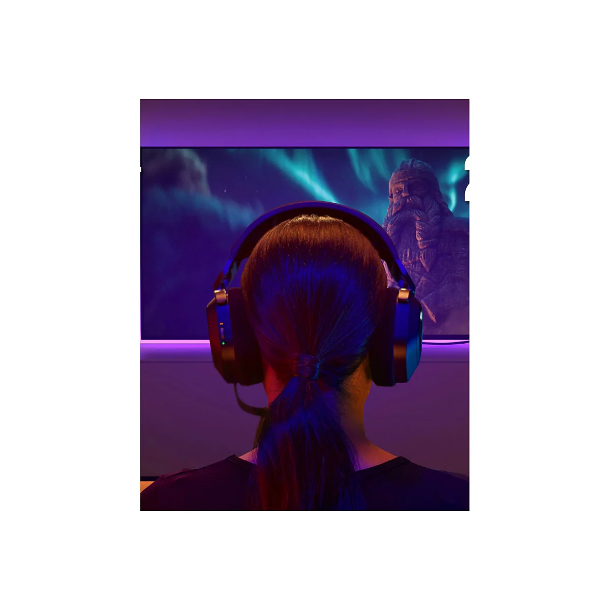 CORSAIR Gaming HS80 RGB - Headset - ohrumschließend - kabelgebunden - USB - Kohle