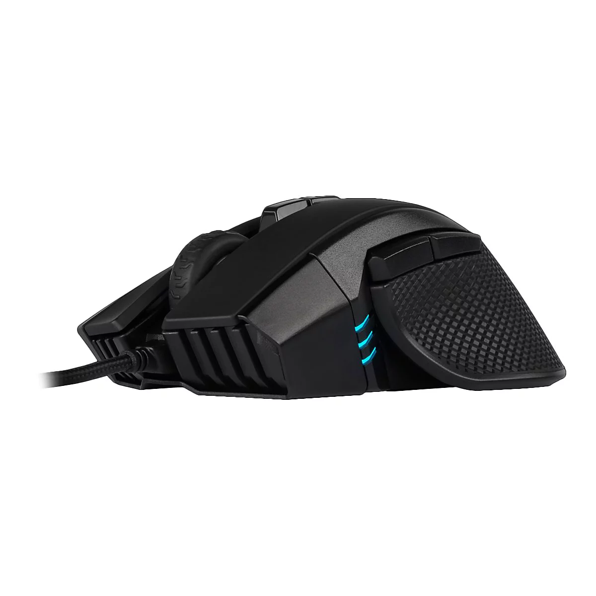 CORSAIR Gaming IRONCLAW RGB - Maus - optisch - 10 Tasten - kabellos, kabelgebunden - USB, Bluetooth, 2.4 GHz