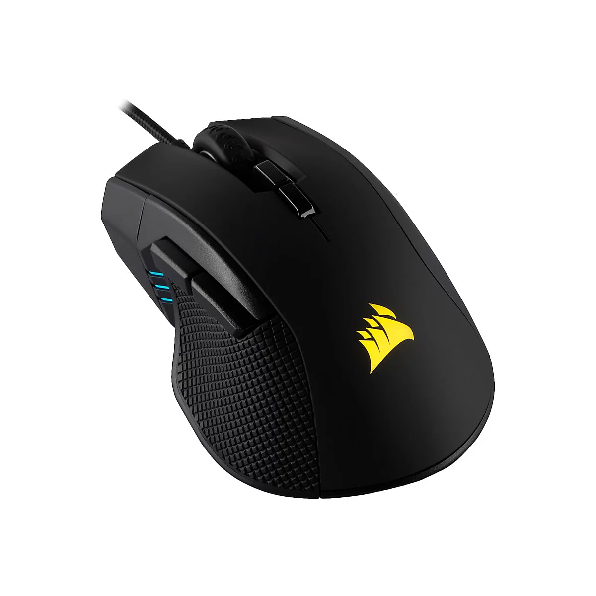 CORSAIR Gaming IRONCLAW RGB - Maus - optisch - 10 Tasten - kabellos, kabelgebunden - USB, Bluetooth, 2.4 GHz
