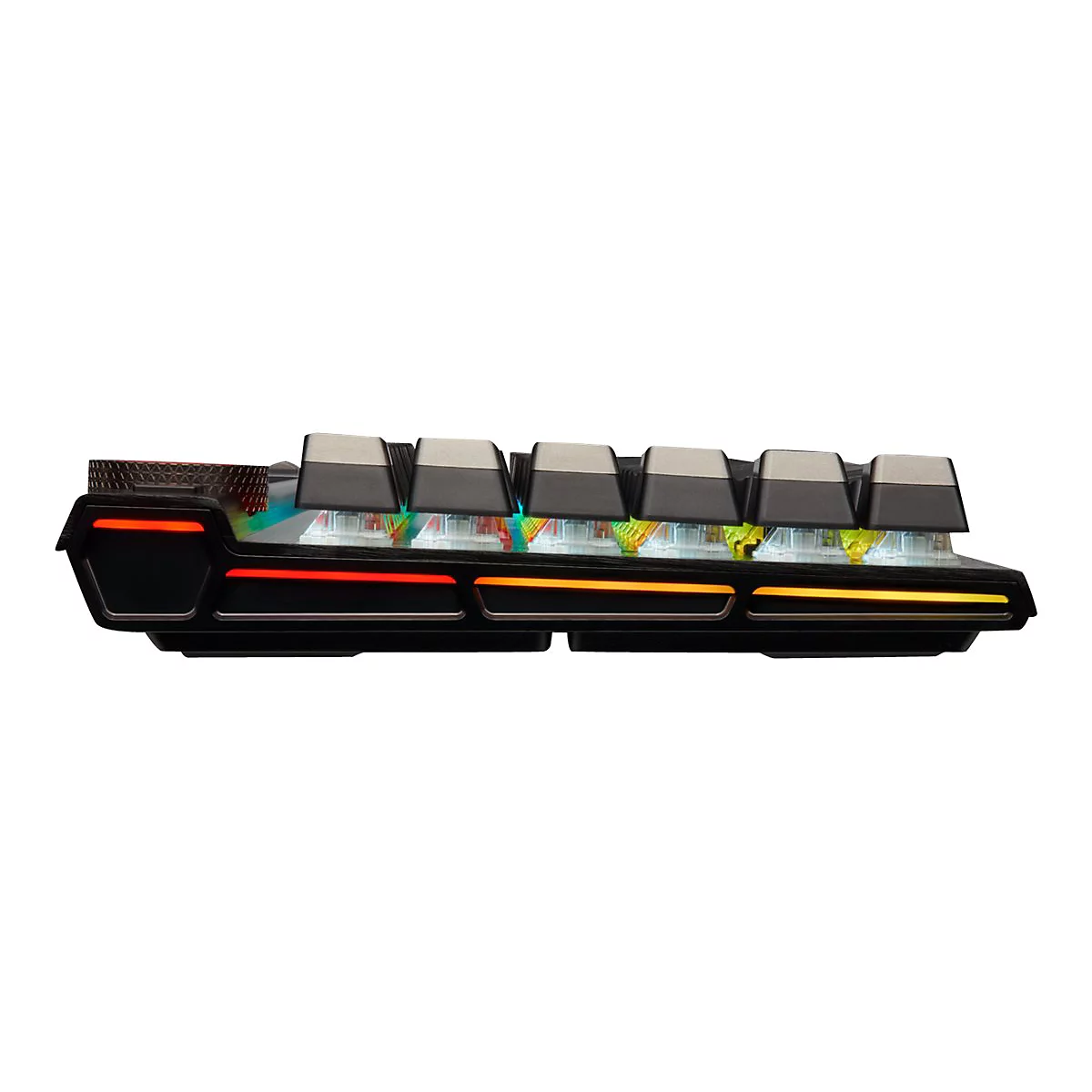 CORSAIR Gaming K100 RGB - Tastatur - Hintergrundbeleuchtung - USB - Deutsch - Tastenschalter: CORSAIR OPX RGB