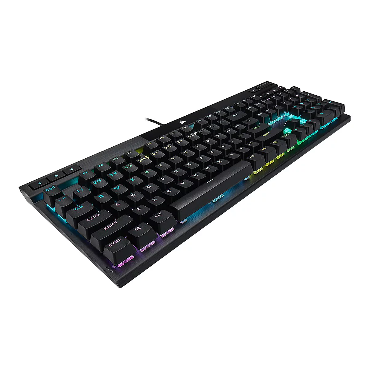 CORSAIR Gaming K70 RGB PRO - Tastatur - Hintergrundbeleuchtung - USB - Deutsch - Tastenschalter: CHERRY MX Red
