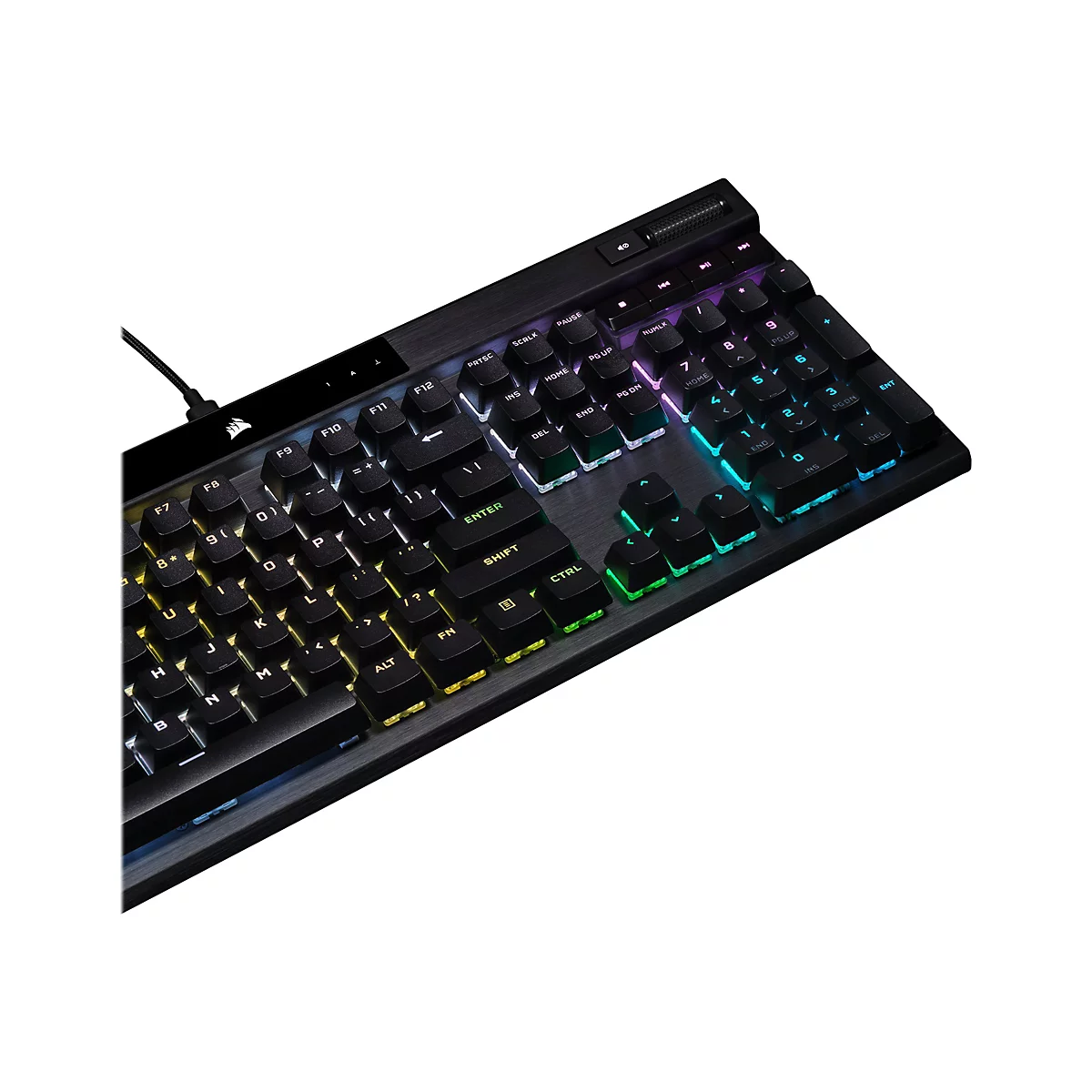 CORSAIR Gaming K70 RGB PRO - Tastatur - Hintergrundbeleuchtung - USB - Deutsch - Tastenschalter: CHERRY MX Red