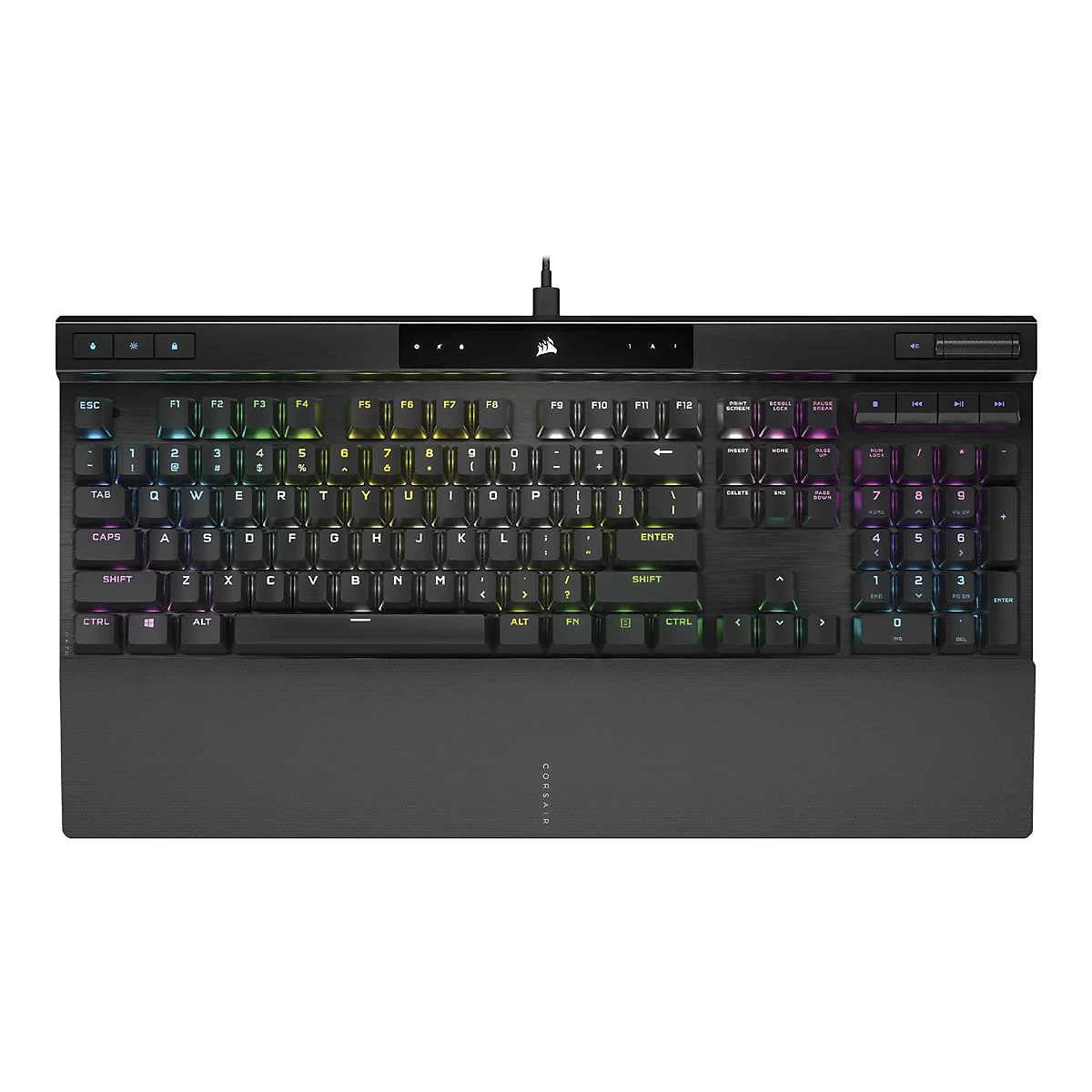 CORSAIR Gaming K70 RGB PRO - Tastatur - Hintergrundbeleuchtung - USB - Deutsch - Tastenschalter: CHERRY MX Red