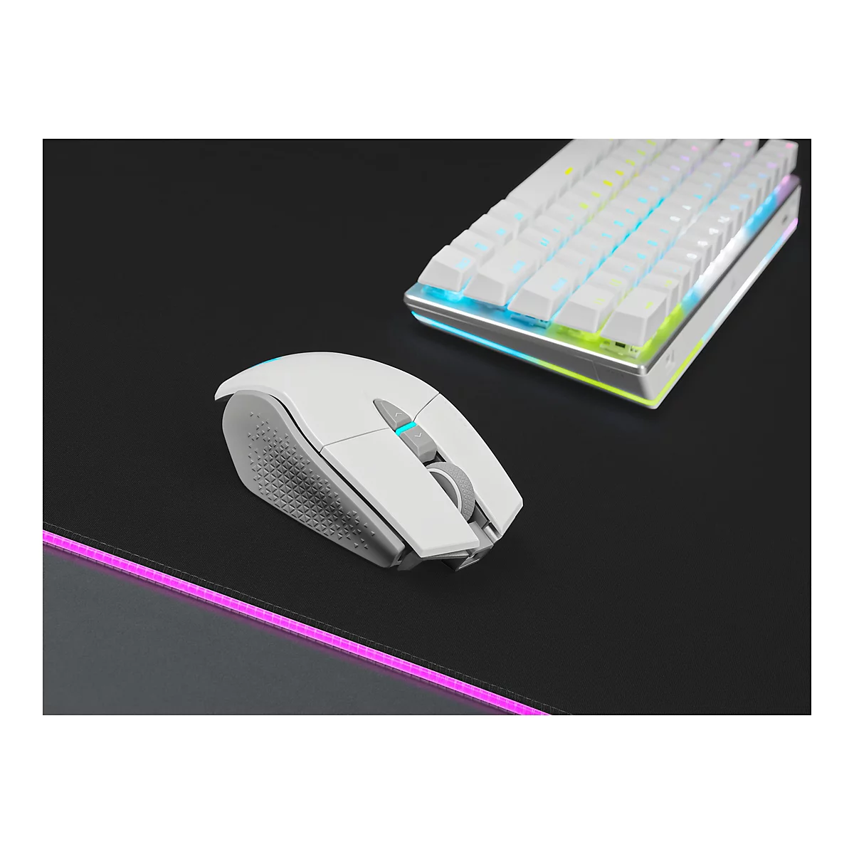 CORSAIR Gaming M65 RGB ULTRA WIRELESS - Maus - optisch - 8 Tasten - kabellos, kabelgebunden - Bluetooth, 2.4 GHz