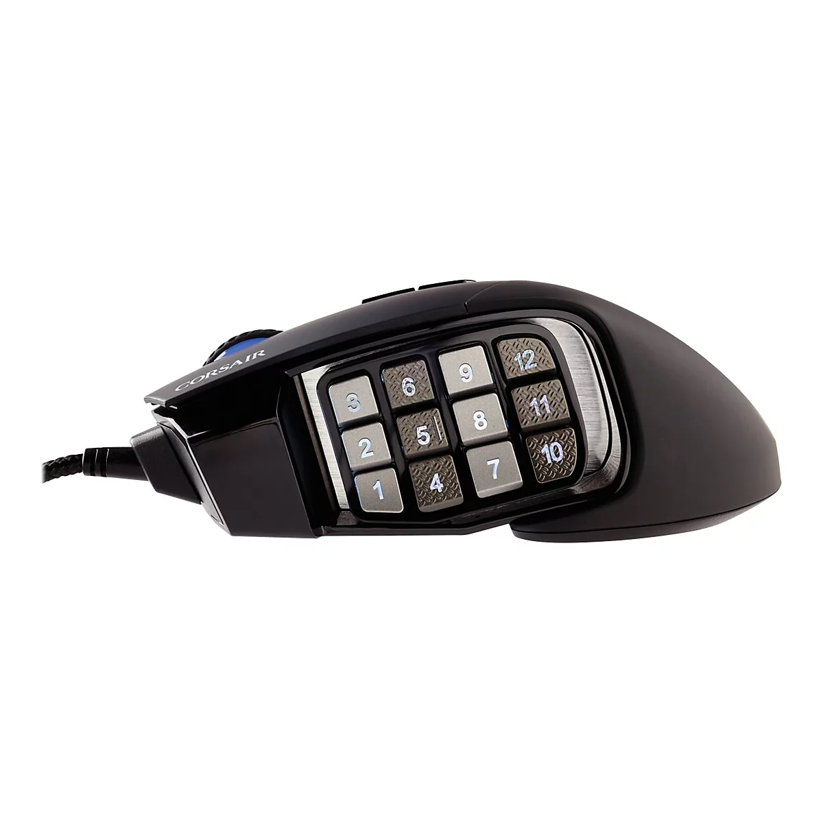 CORSAIR Gaming Scimitar RGB Elite - Maus - optisch - 17 Tasten - kabelgebunden - USB
