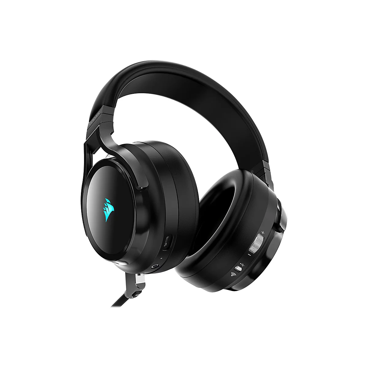 CORSAIR Gaming VIRTUOSO RGB - Headset - ohrumschließend - 2,4 GHz - kabellos - USB, 3,5 mm Stecker