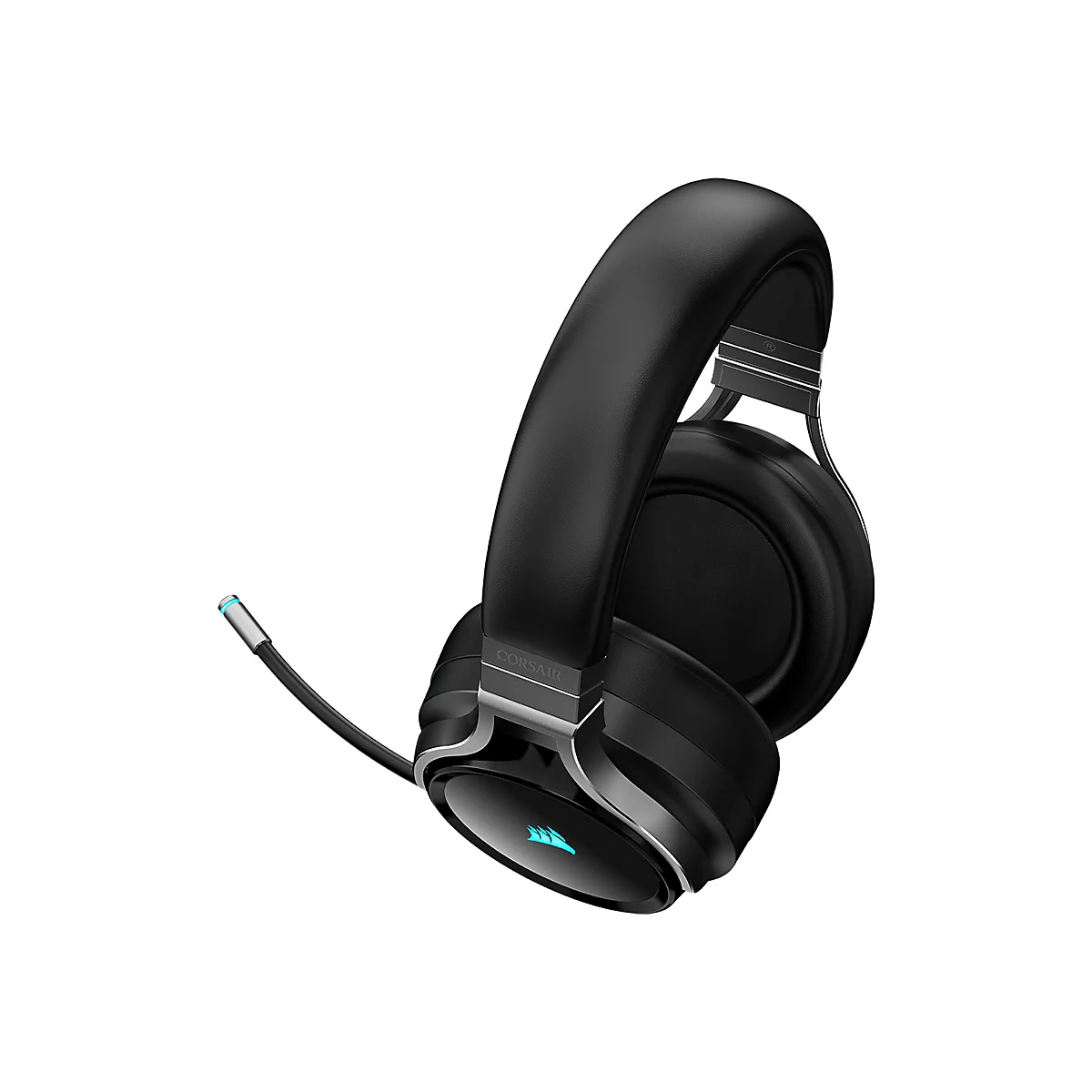 CORSAIR Gaming VIRTUOSO RGB - Headset - ohrumschließend - 2,4 GHz - kabellos - USB, 3,5 mm Stecker