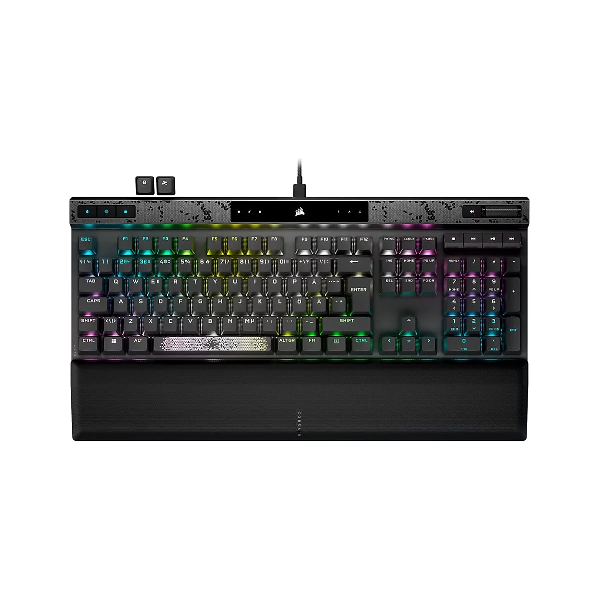 CORSAIR K70 MAX RGB - Tastatur - backlit - USB-C - QWERTZ - Deutsch