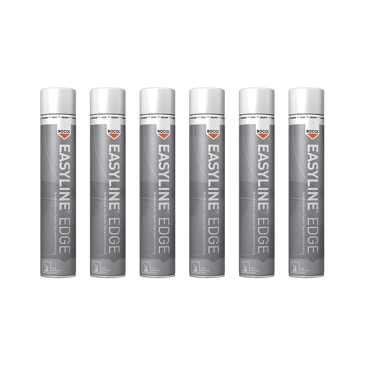 Couleur blanc Edge, 6 aérosols