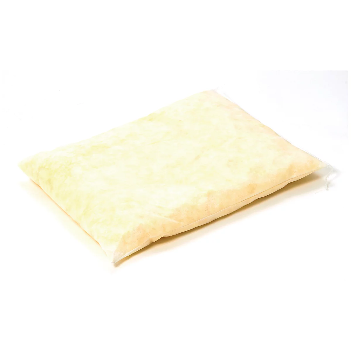 Coussin absorbant à remplissage flocons, absorbe particulièrement les produits chimiques, 600 x 800 mm