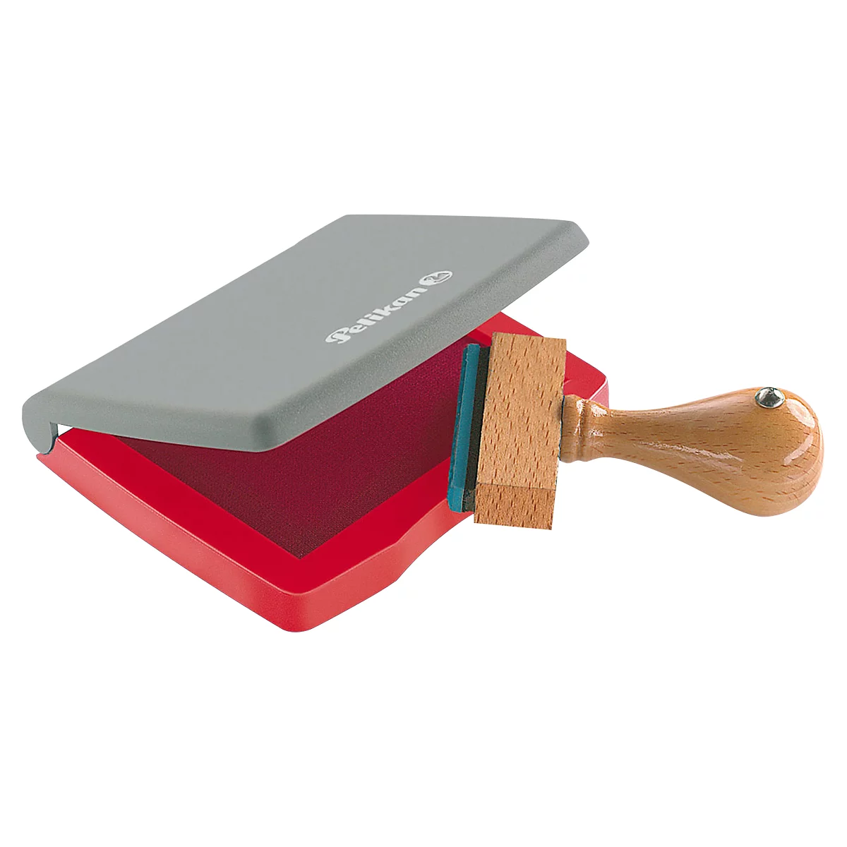 Coussin encreur groupe n° 3 Pelikan, pour tampons en caoutchouc et polymère, surface 5 x 7 cm, rouge