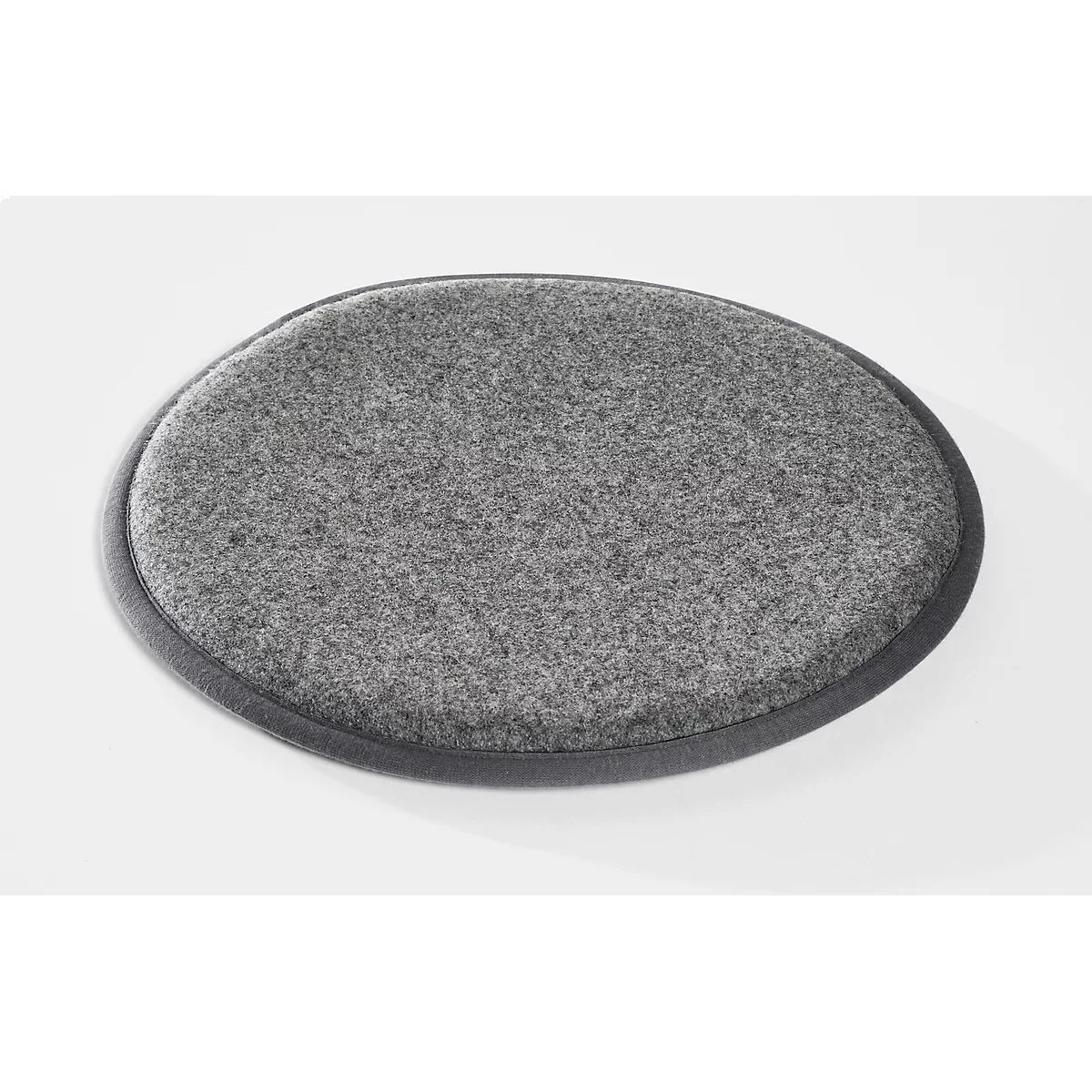 coussin Interstuhl pour tabouret UPis1, Ø 320 mm, face inférieure antidérapante, laine vierge/PA, gris clair