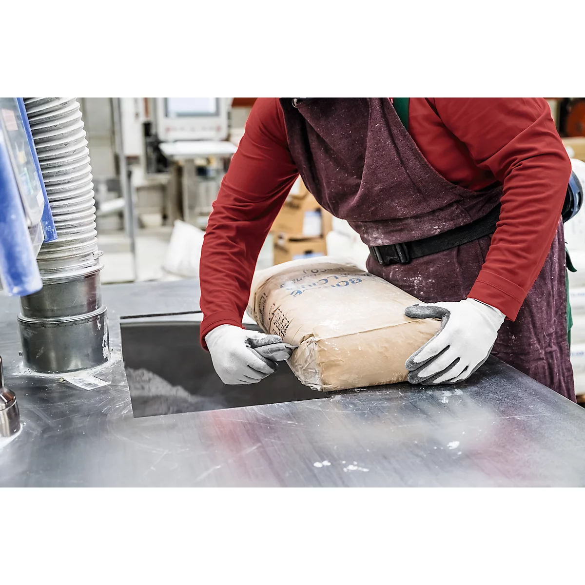 Couteau de sécurité Martor 610 XDR, levier 3 en 1, retour automatique de la lame, détectable par détecteur de métal, L 158 x l 27 x H 76 mm, acier/aluminium/plastique, bleu