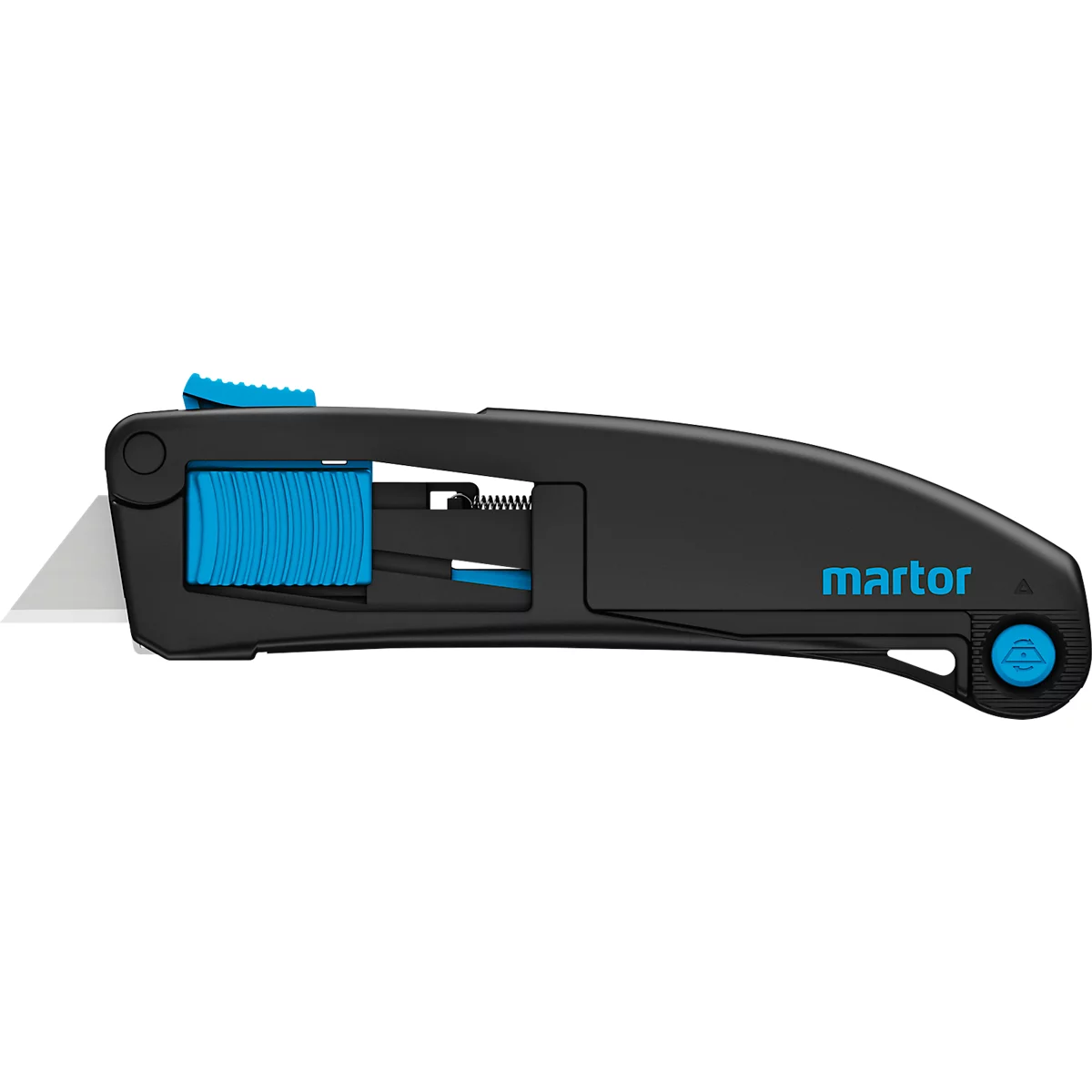 Couteau de sécurité MARTOR SECUPRO MAXISAFE, profondeur de coupe 17,2 mm, curseur sur 3 côtés