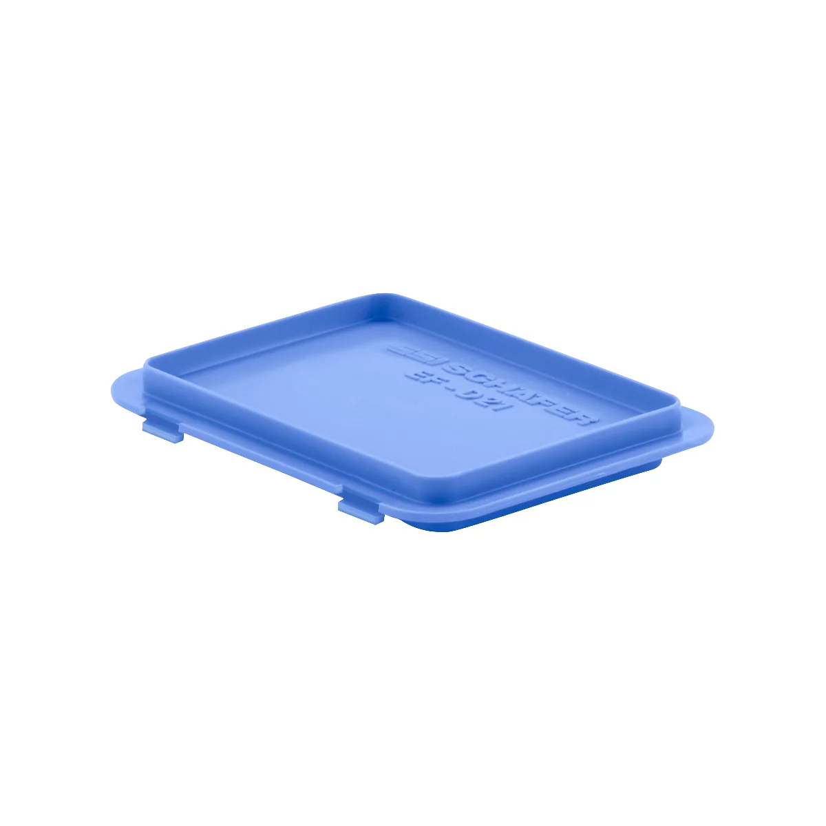 Couvercle avec crochets pour bac EURO EF-DH 21, bleu