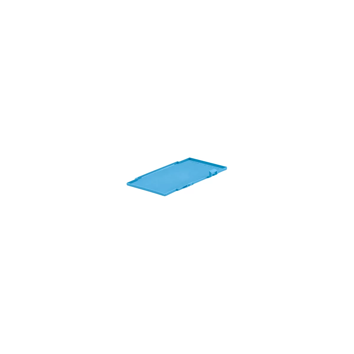 Couvercle C-KLT-D 32 PP, pour bacs pour petites pièces C-KLT, l. 300 x P 200 mm, bleu clair