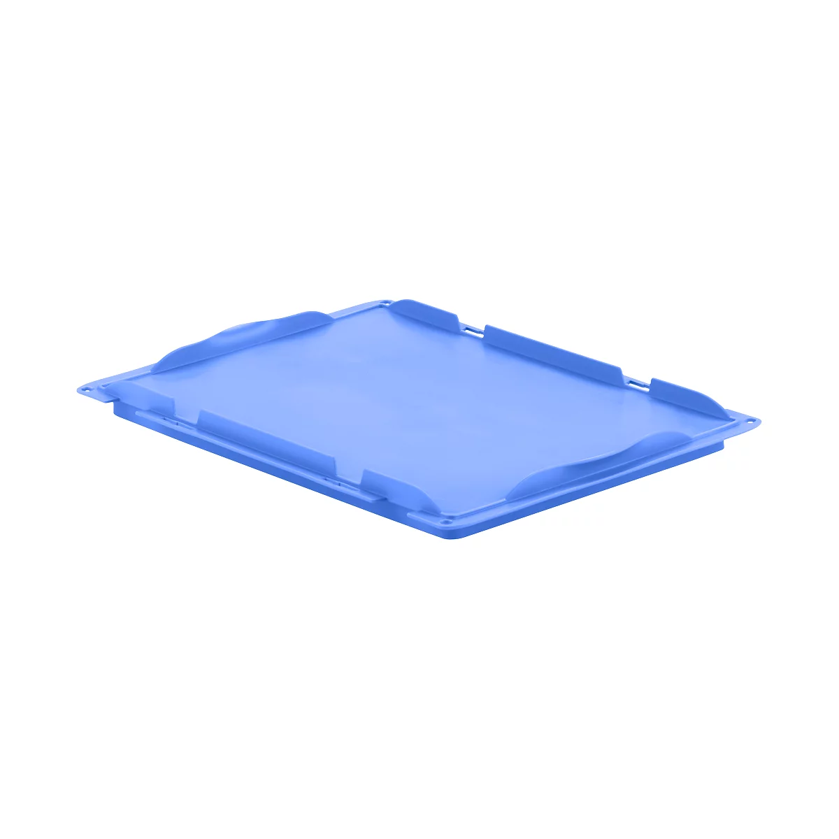 Couvercle D43 pour bacs EURO LTB/ELB, 400 x 300 mm, bleu