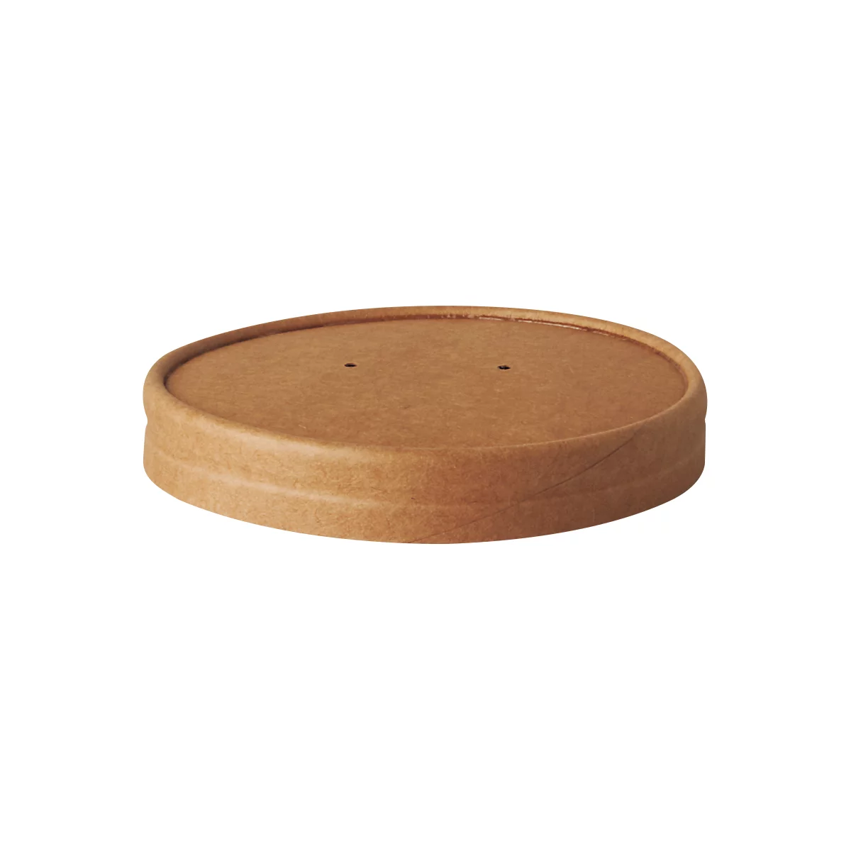 Couvercle Papstar pure, pour gobelet à soupe, Ø 98 mm, 25 pcs., compostable, carton de fibres fraîches, brun