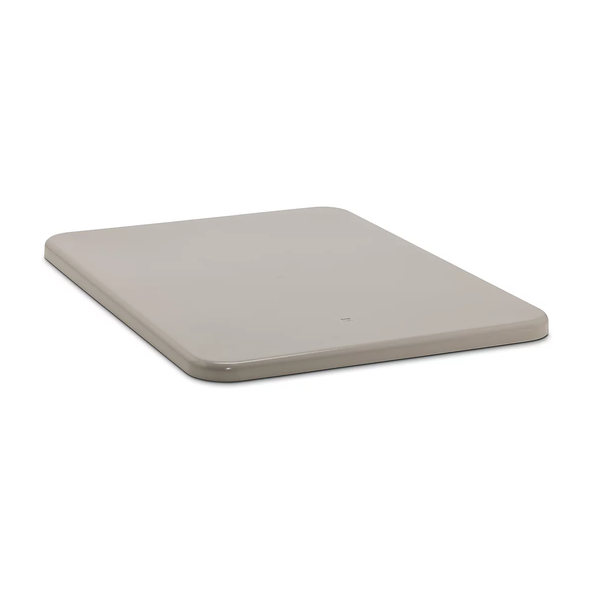 Couvercle plat pour bac rectangulaire, 1100 L, gris