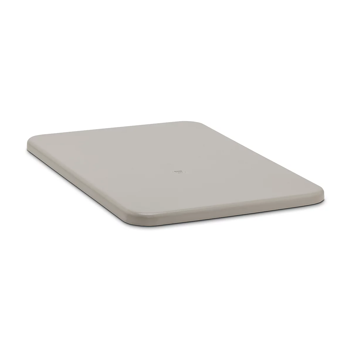 Couvercle plat pour bac rectangulaire, 400 L, gris