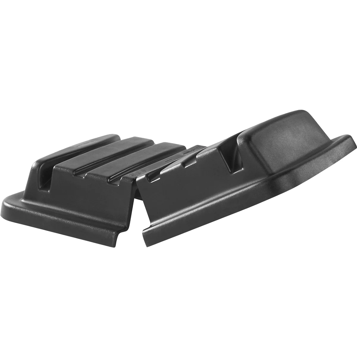 Couvercle pour bac de transport Rubbermaid Cube Truck, adapté au Cube Truck 0,4 M³ &amp; 0,5 m³, L 1120 x l 787 mm, noir