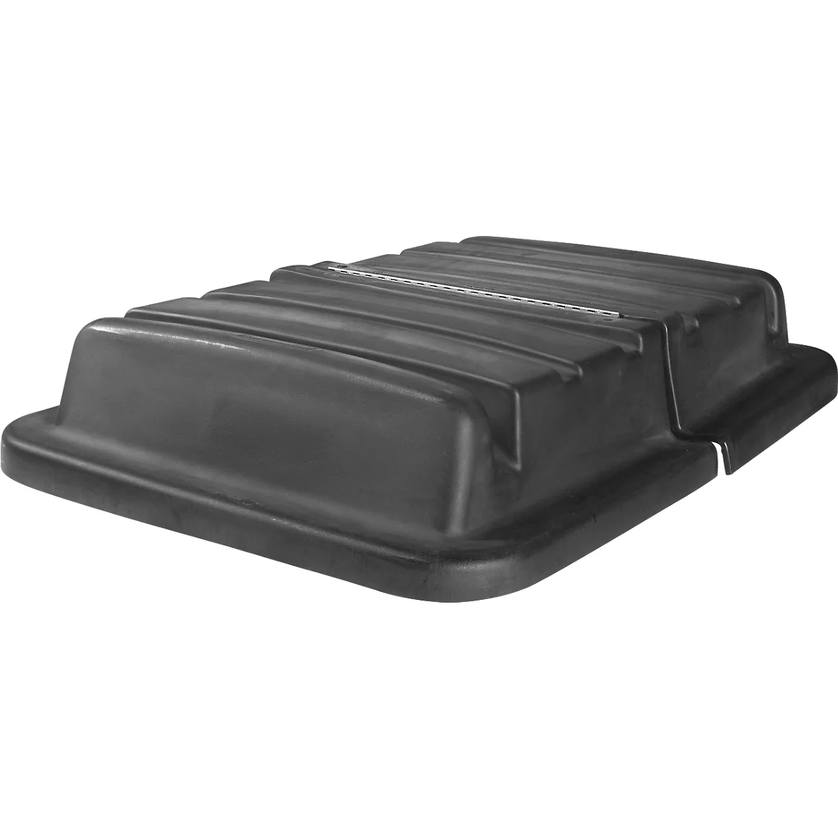 Couvercle pour bac de transport Rubbermaid Cube Truck, adapté au Cube Truck 0,6 m³, L 1231 x l 863 mm, noir