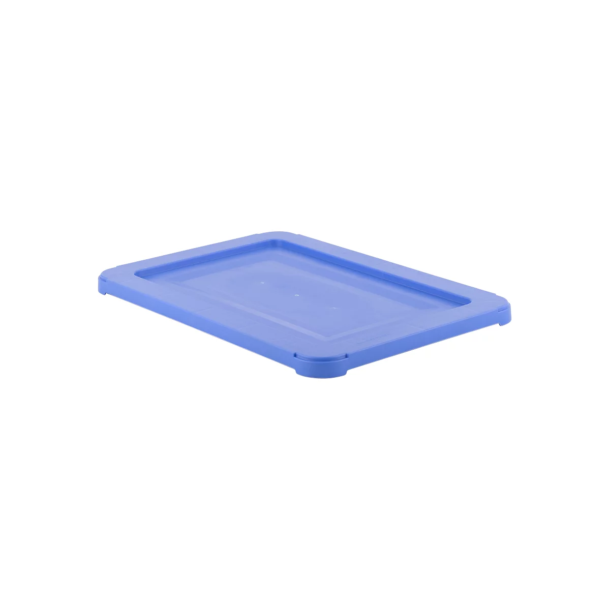Couvercle pour bac gerbable et empilable type KS 18, bleu
