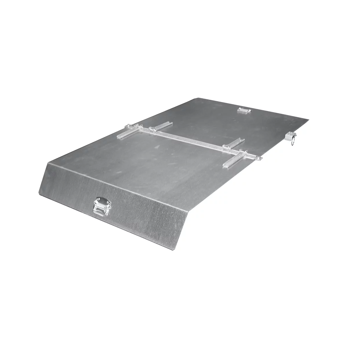 Couvercle pour conteneur basculant automatique de type 4A 1200, galvanisé