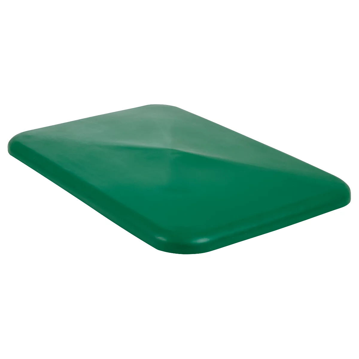 Couvercle pour conteneur rectangulaire, plastique, 340 L, vert