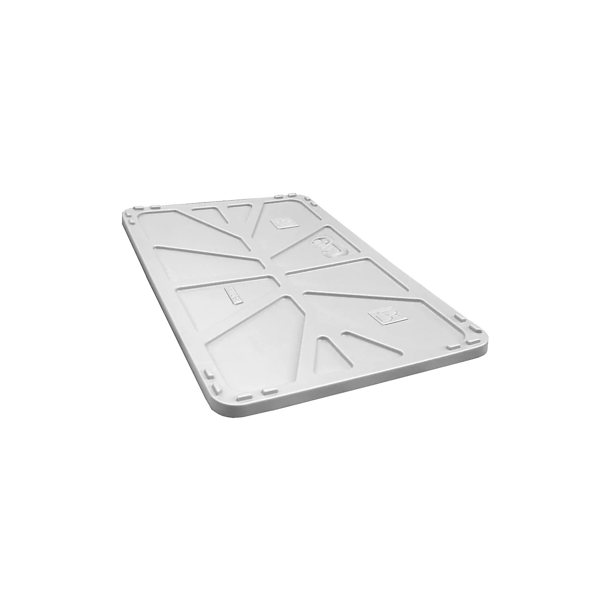 Couvercle pour grand récipient de transport et gerbable, 300 l + 285 l