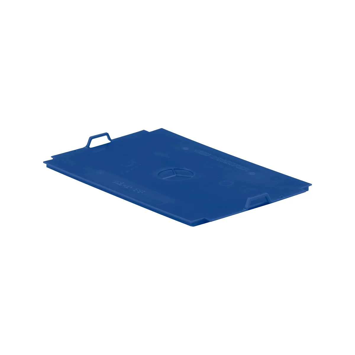 Couvercle RL-KLT-D 35 PP, pour bacs pour petites pièces R/RL-KLT, l. 300 x P 200 mm, bleu