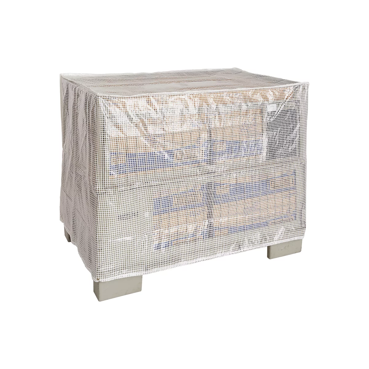 Couverture résistante aux intempéries pour box grillagé, sans fermeture éclair, transparente