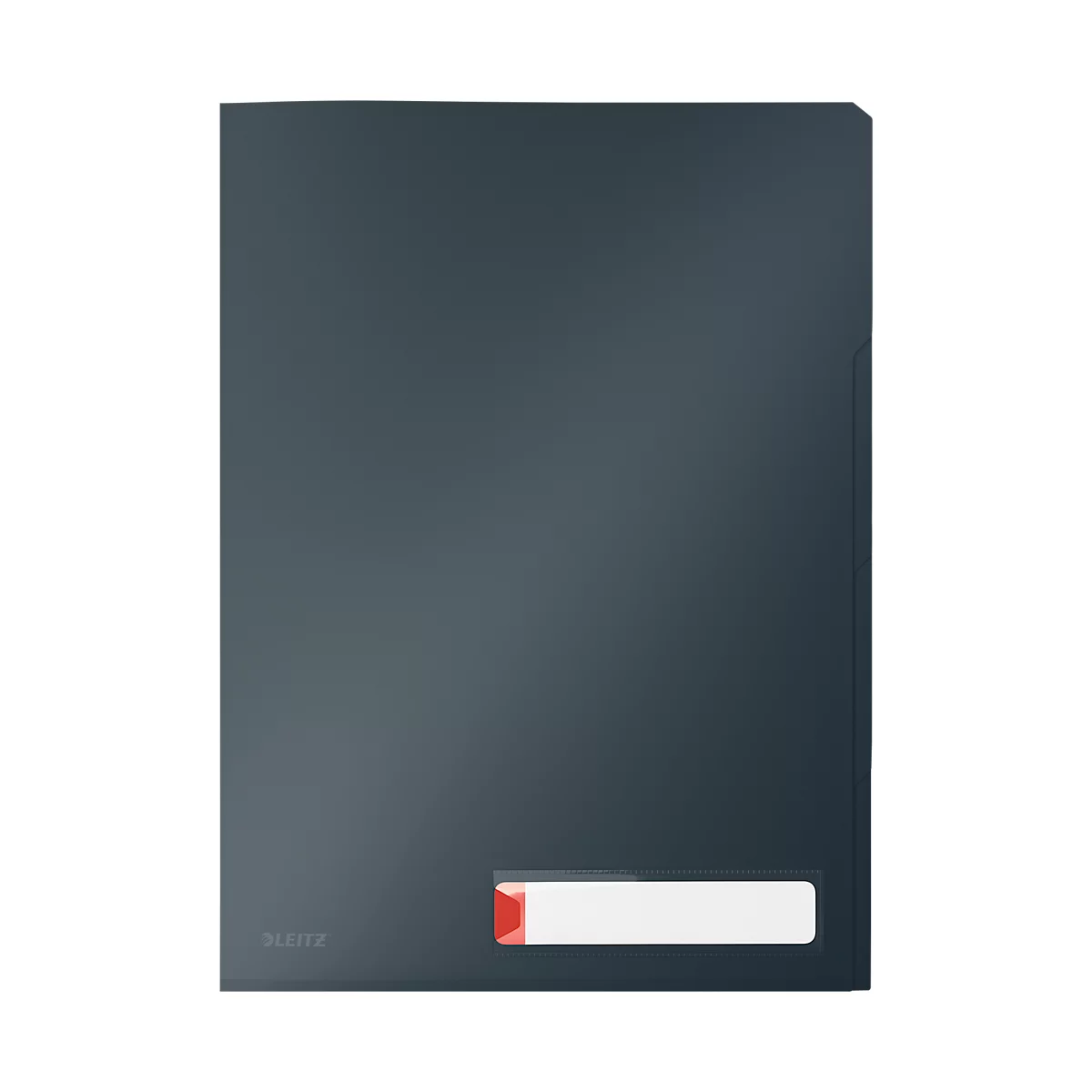 Couverture transparente Leitz® Cosy Privacy, opaque, A4, jusqu'à 40 feuilles, 3 compartiments et étiquette, 3 pièces, gris