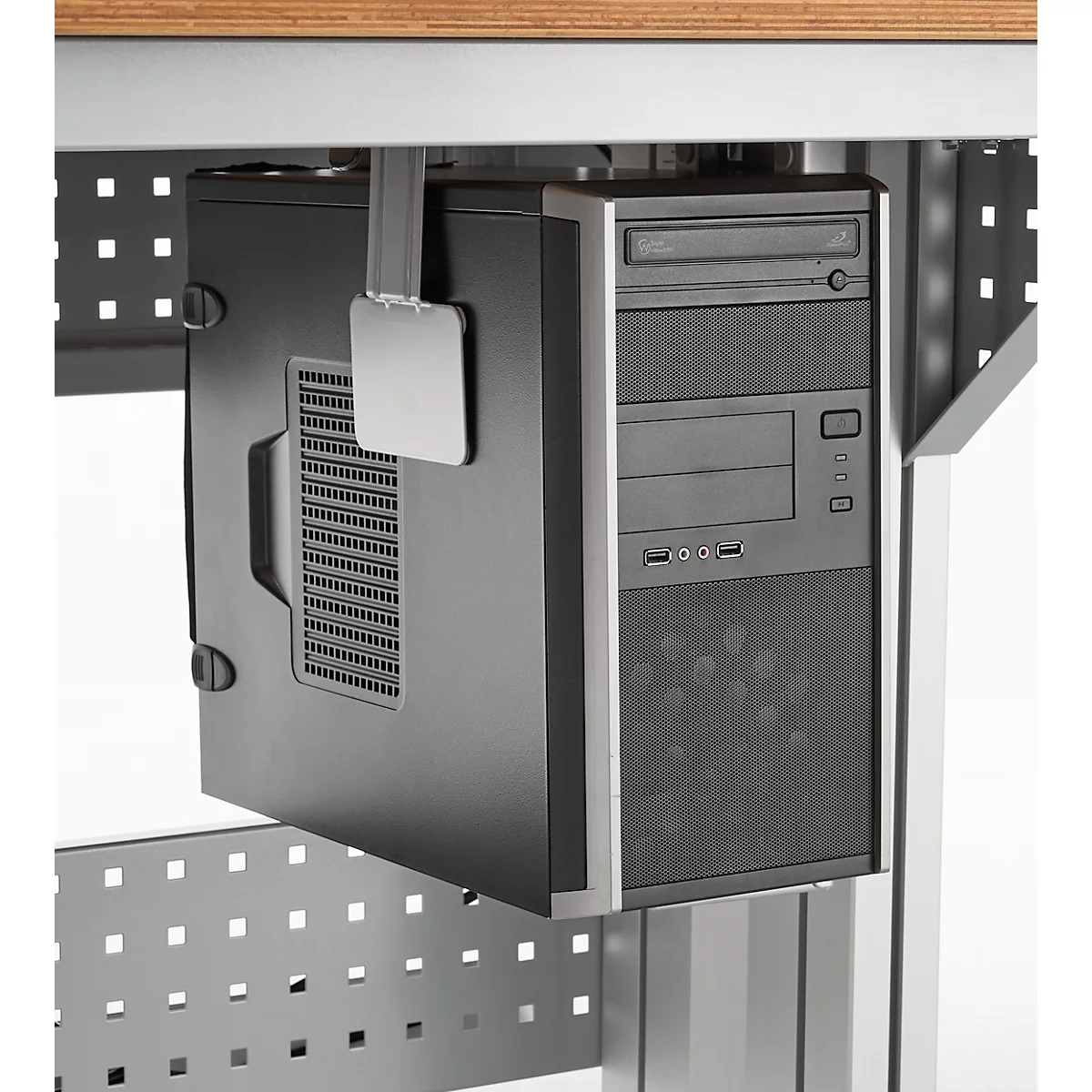 CPU-Halter CS-30, weißaluminium