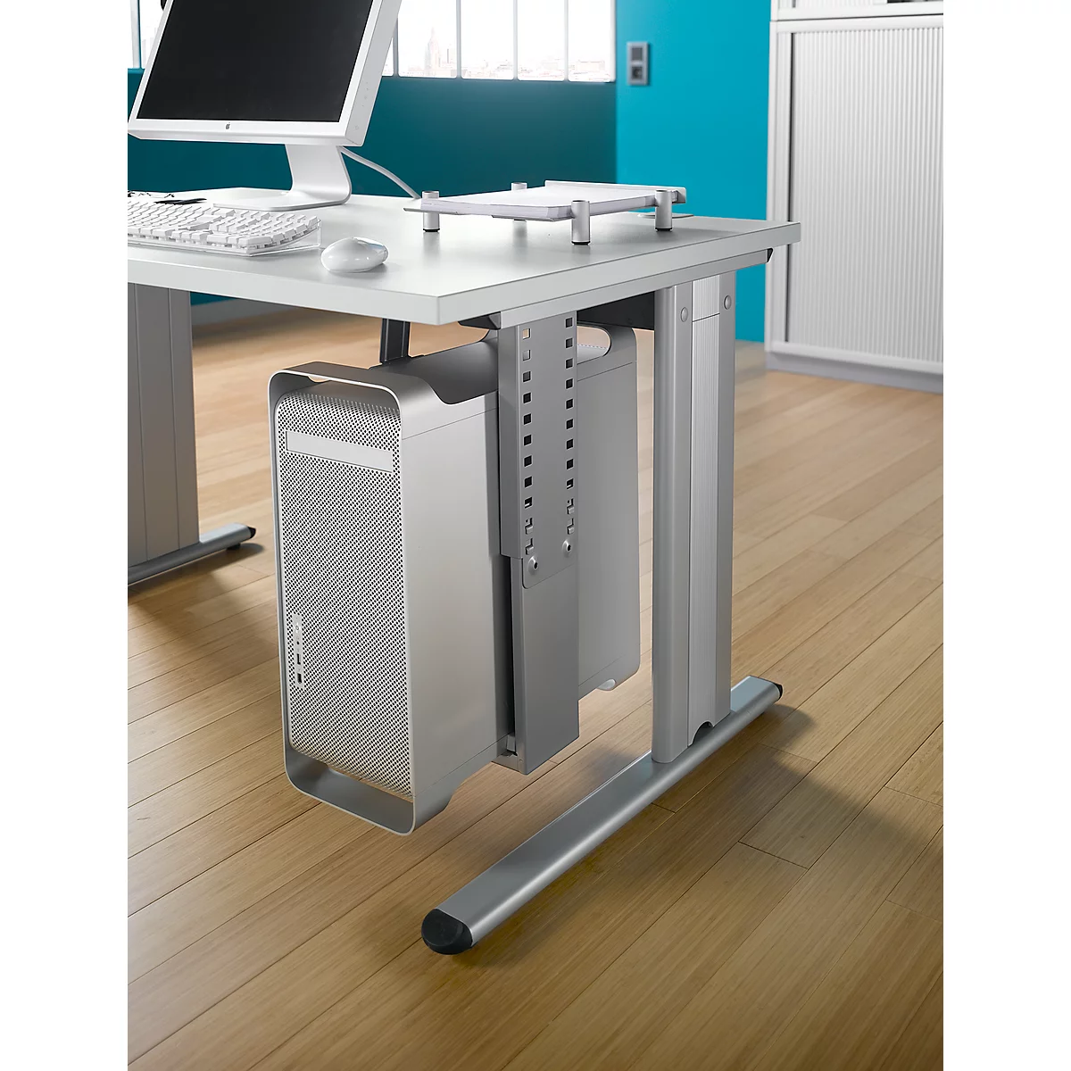 CPU-houder CS-30, blank aluminium
