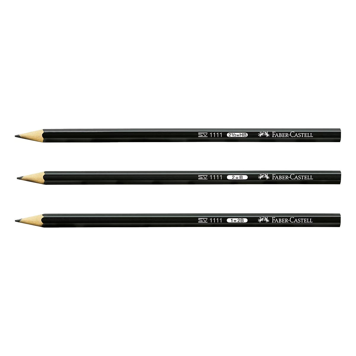 Crayon 1111 Faber-Castell, 12 p., 2B